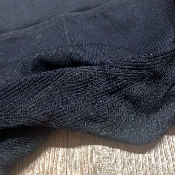 Fabletics High Waist Seamless Ribbed Black Leggings - Picture 9 of 13